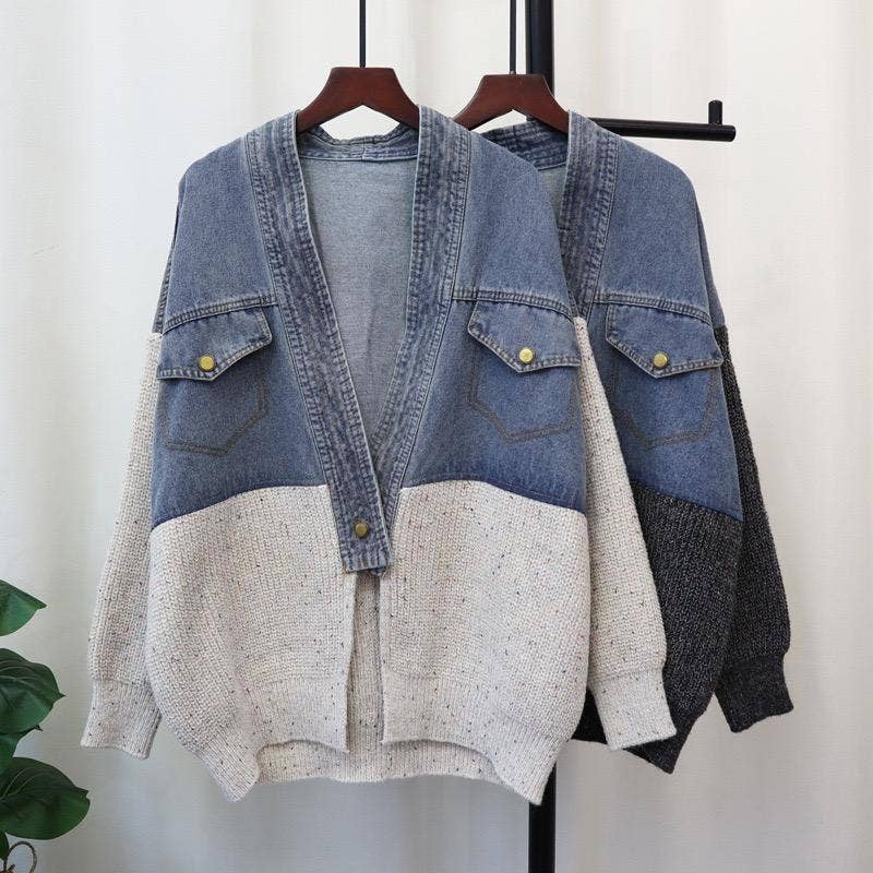 Chic Denim - Knit Women’s Cardigan - UnLaced Boutique
