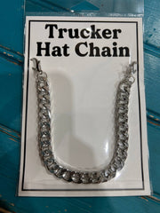 Chunky Trucker Hat Chain | Hat Band | Hat Chain |Cap Jewelry - Gold - UnLaced Boutique