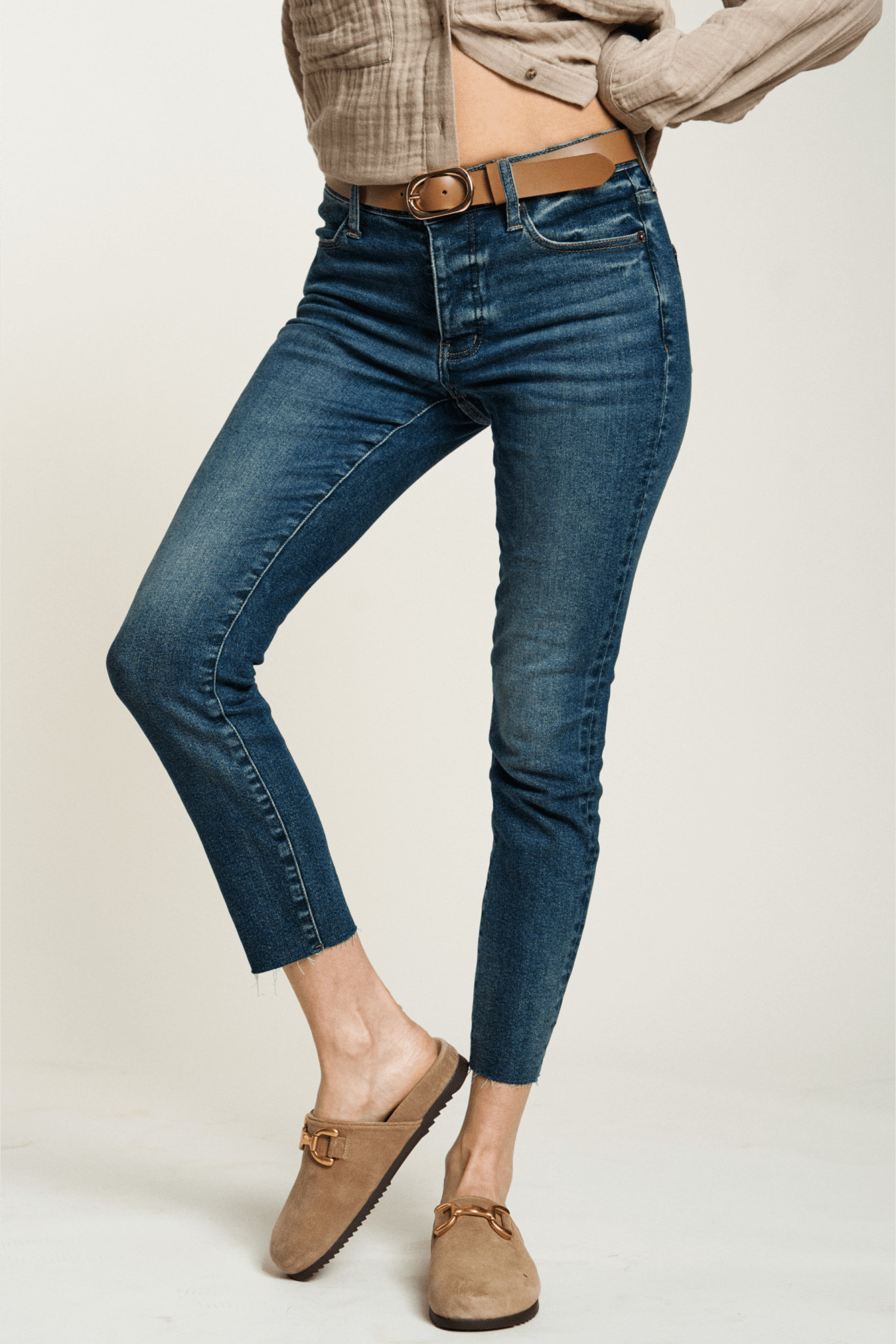 Cooper Skinny Mid Rise Jean, Dark Aged Vintage Sculpt+ - UnLaced Boutique