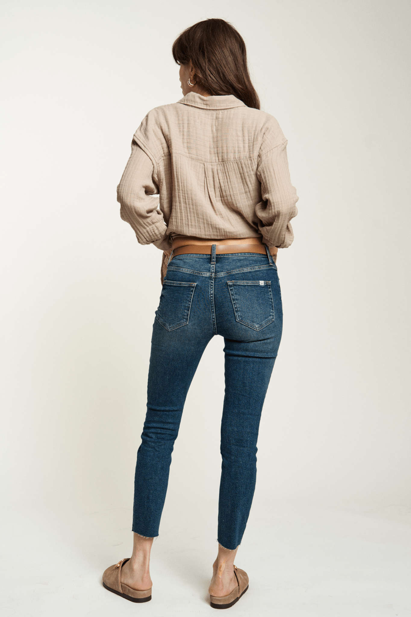 Cooper Skinny Mid Rise Jean, Dark Aged Vintage Sculpt+ - UnLaced Boutique