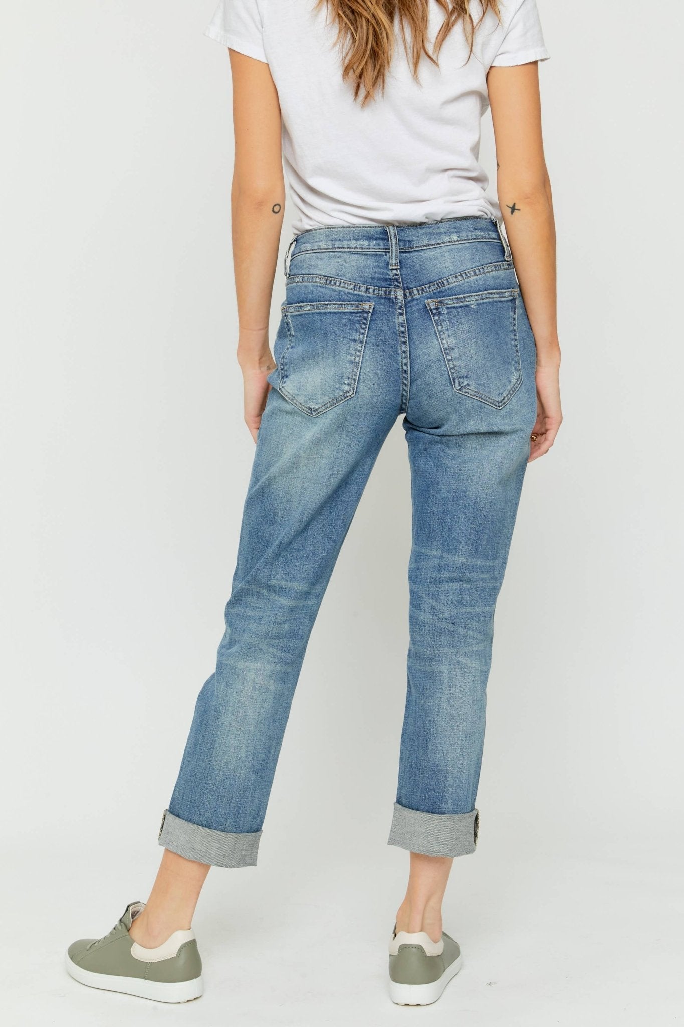 Crosby Mid Rise Relaxed Taper Jean - UnLaced Boutique