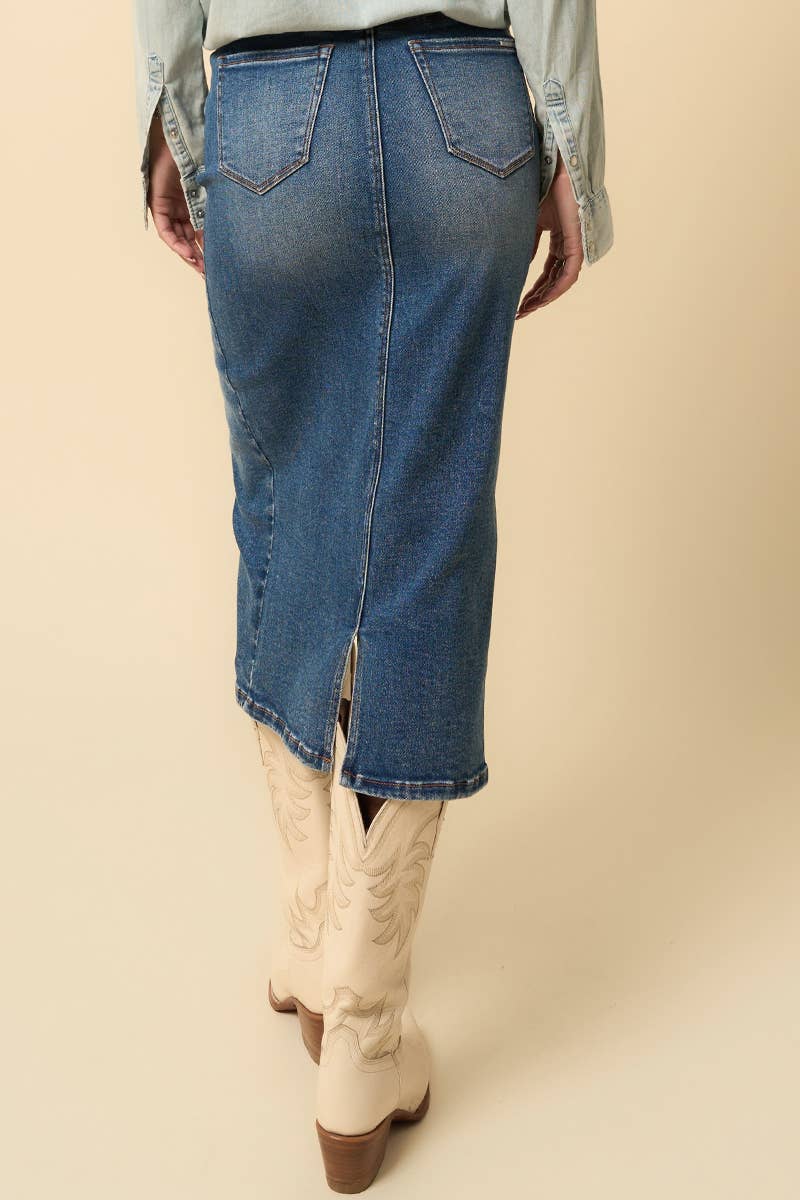CROSSOVER MIDI SKIRT - UnLaced Boutique