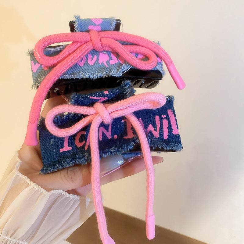 Acrylic Braided Rope Hair Claw Clip - UnLaced Boutique