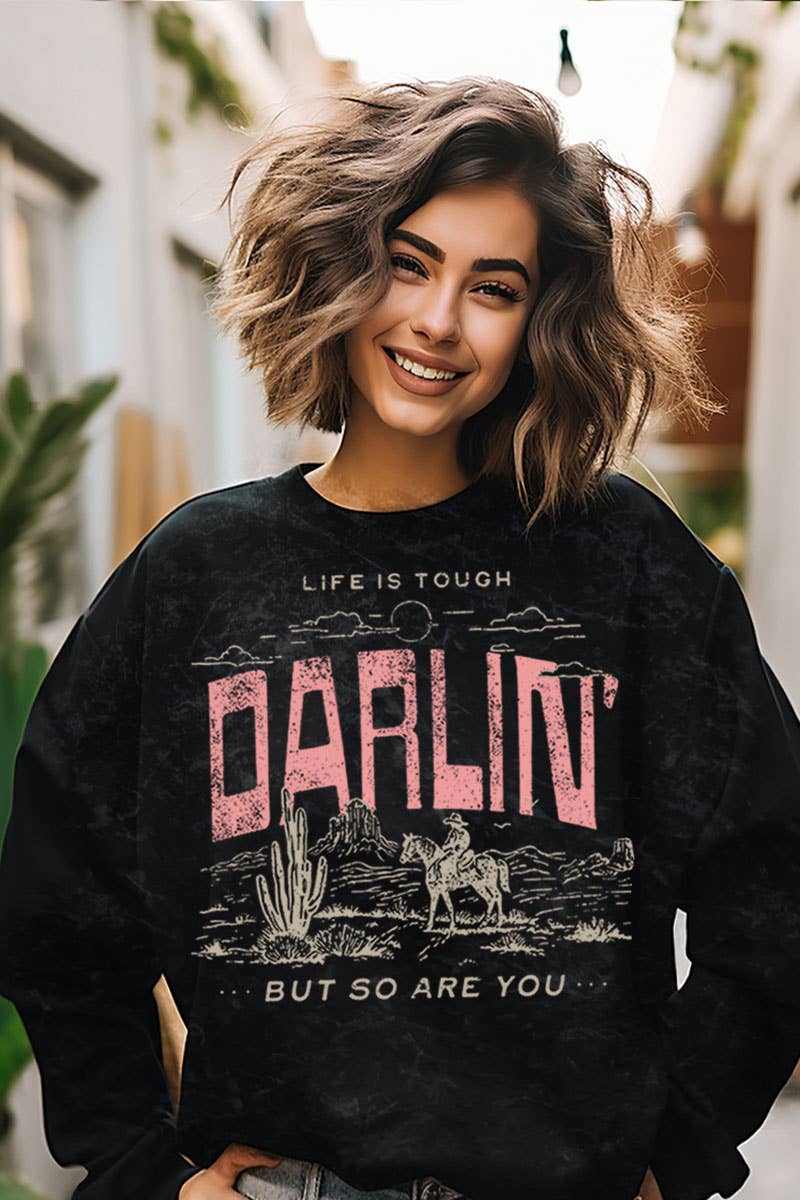 DARLIN MINERAL GRAPHIC SWEATWHIRTS - UnLaced Boutique