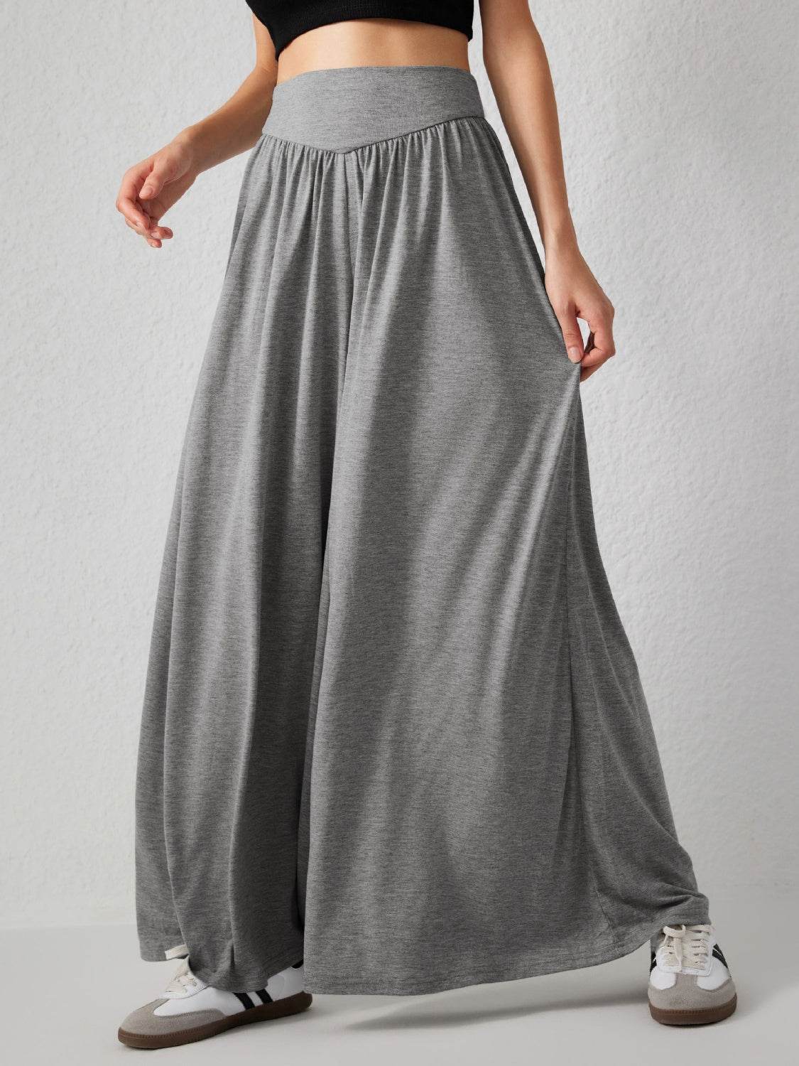 High Waist Wide Leg Pants - UnLaced Boutique