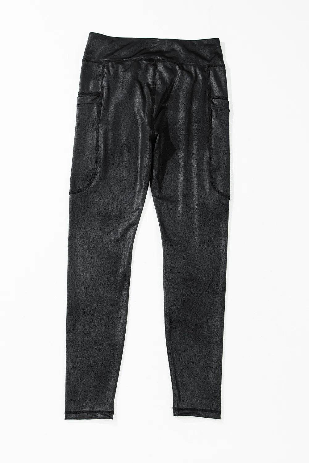 Pocketed V-Cut Waist Leggings - UnLaced Boutique
