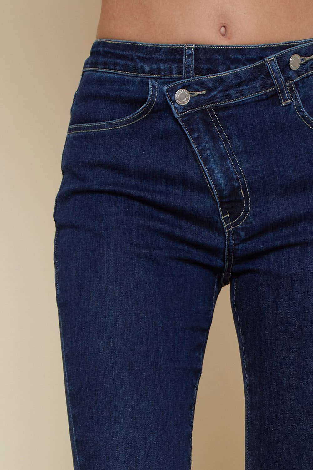 DENIM CRISS CROSS UPSIZED BELL BOTTOM JEAN - UnLaced Boutique