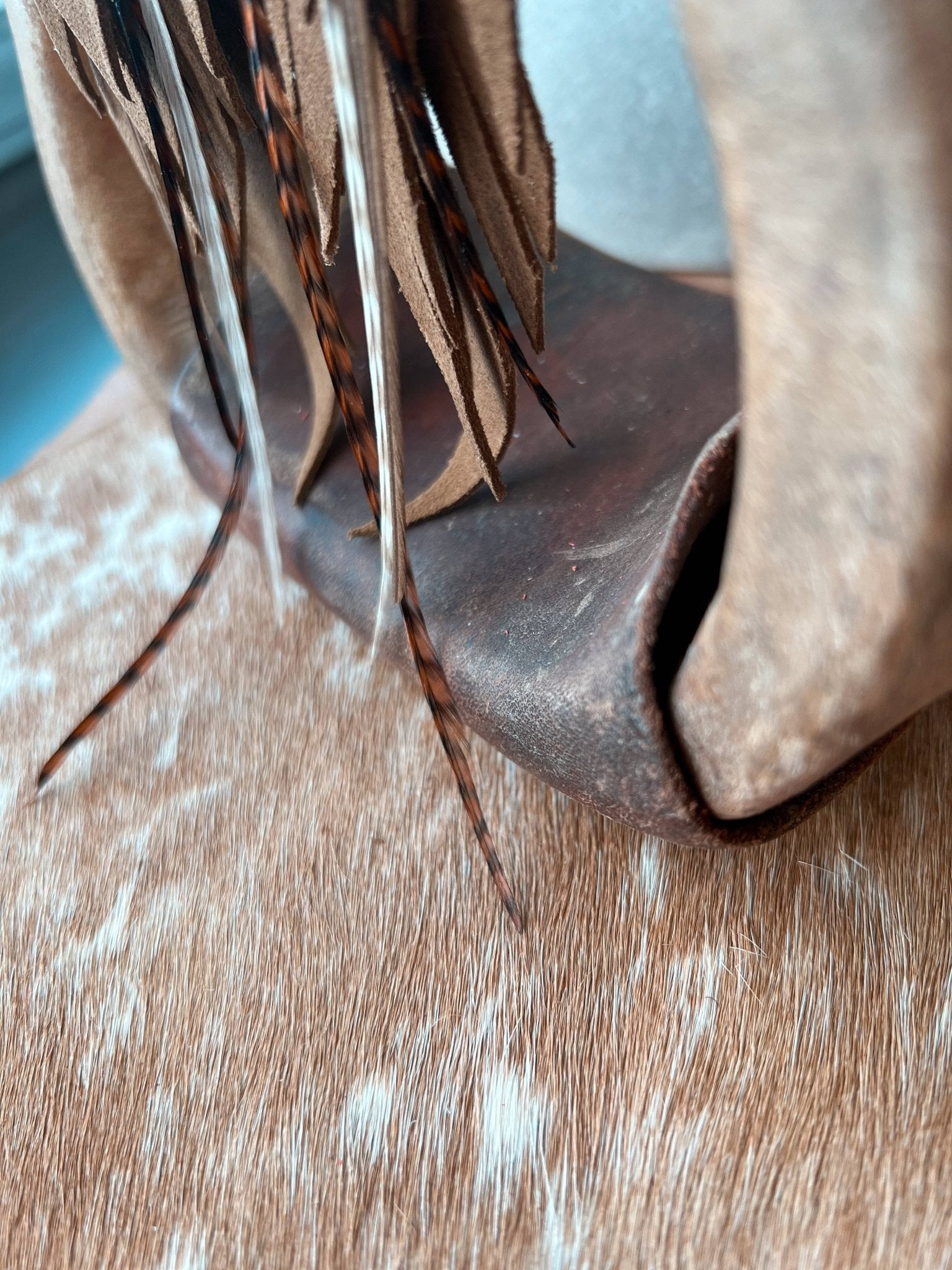 Dutton Fringe Feather Earrings - UnLaced Boutique