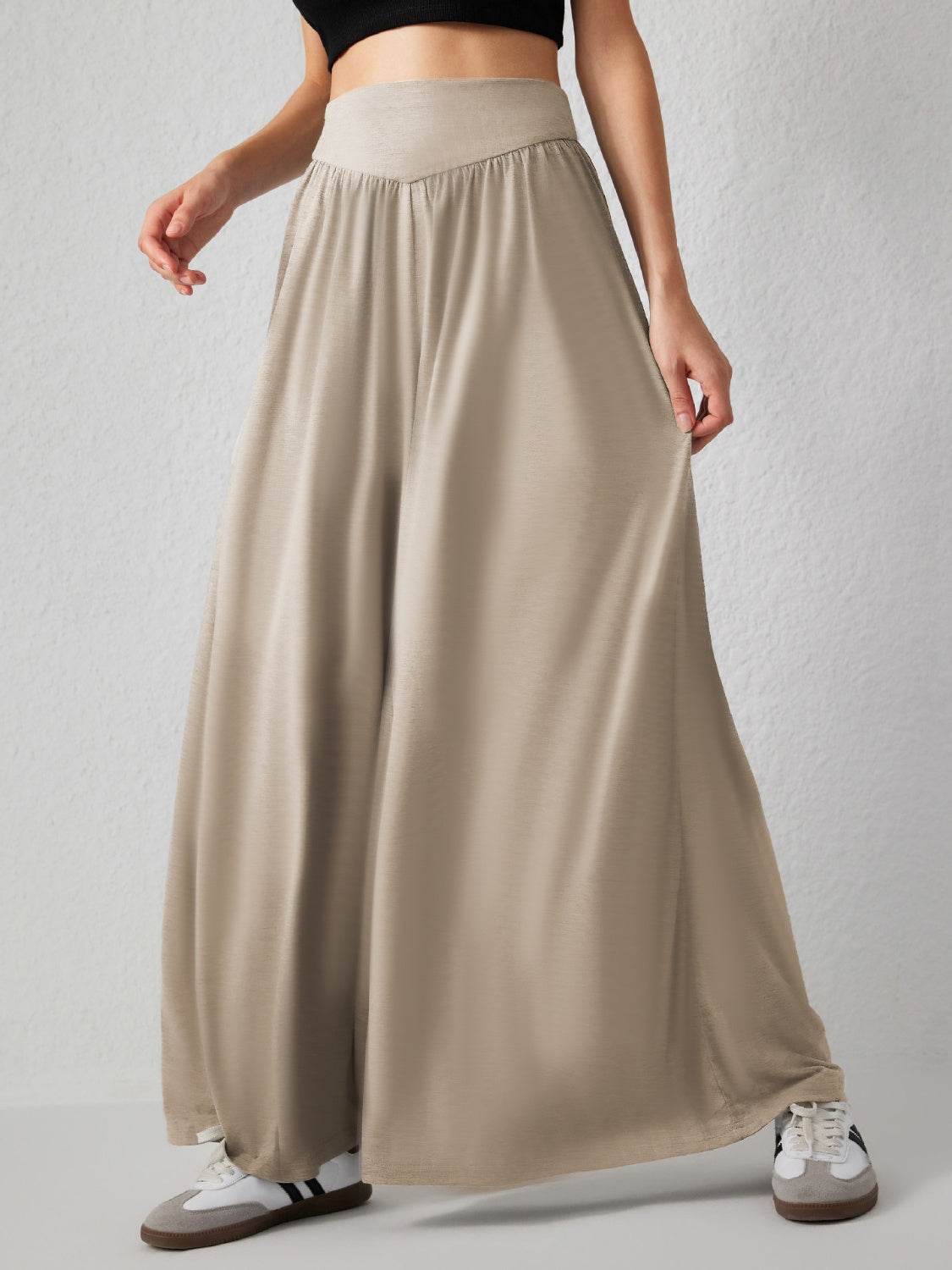 High Waist Wide Leg Pants - UnLaced Boutique