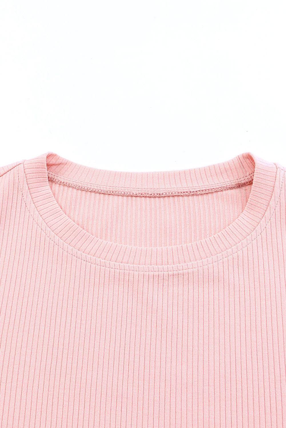 Ruffled Round Neck Cap Sleeve Blouse - UnLaced Boutique