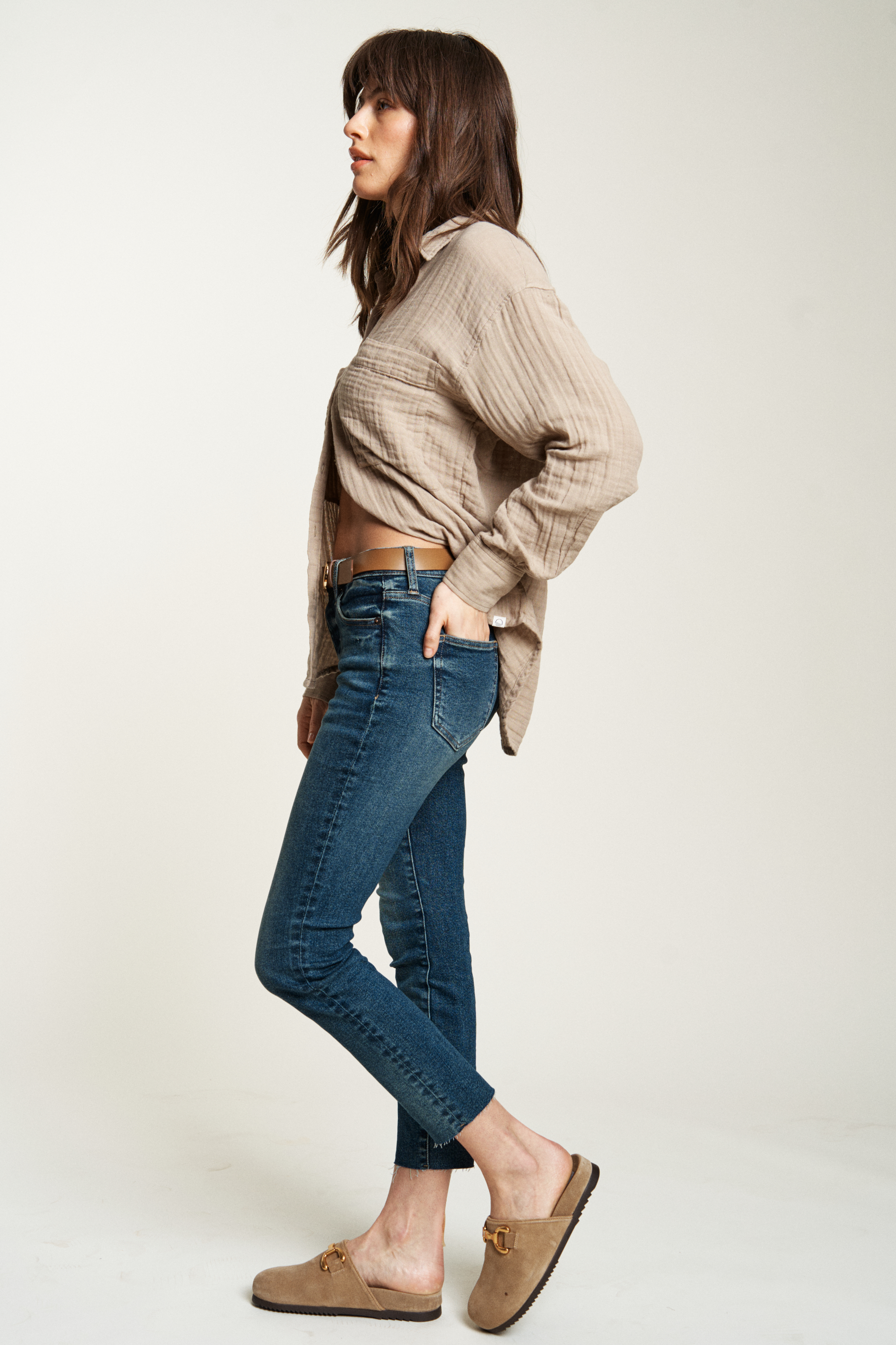Cooper Skinny Mid Rise Jean, Dark Aged Vintage Sculpt+