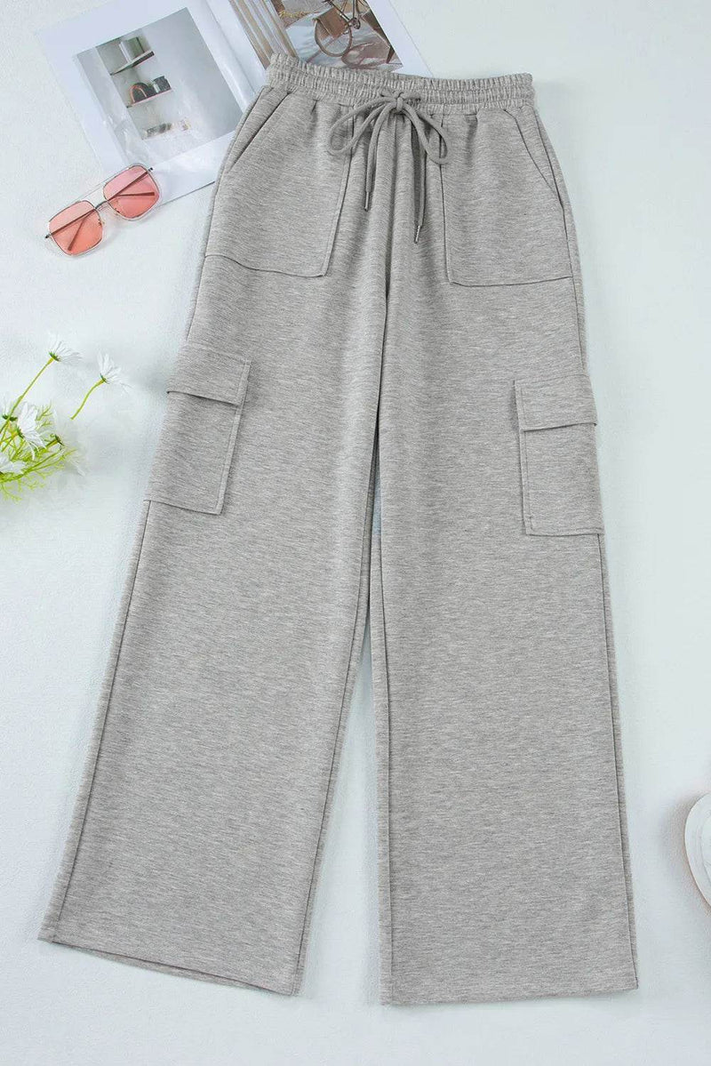 Drawstring Active Pants with Pockets - UnLaced Boutique