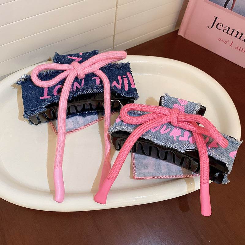 Acrylic Braided Rope Hair Claw Clip - UnLaced Boutique