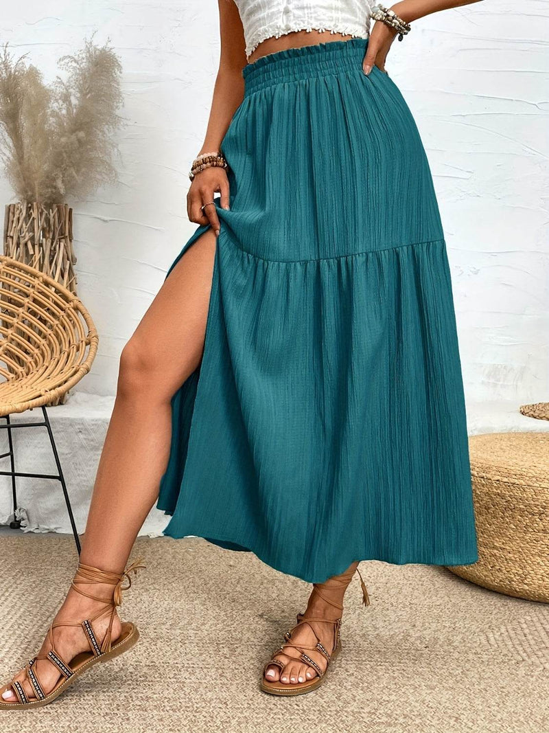 Frill Slit Skirt - UnLaced Boutique
