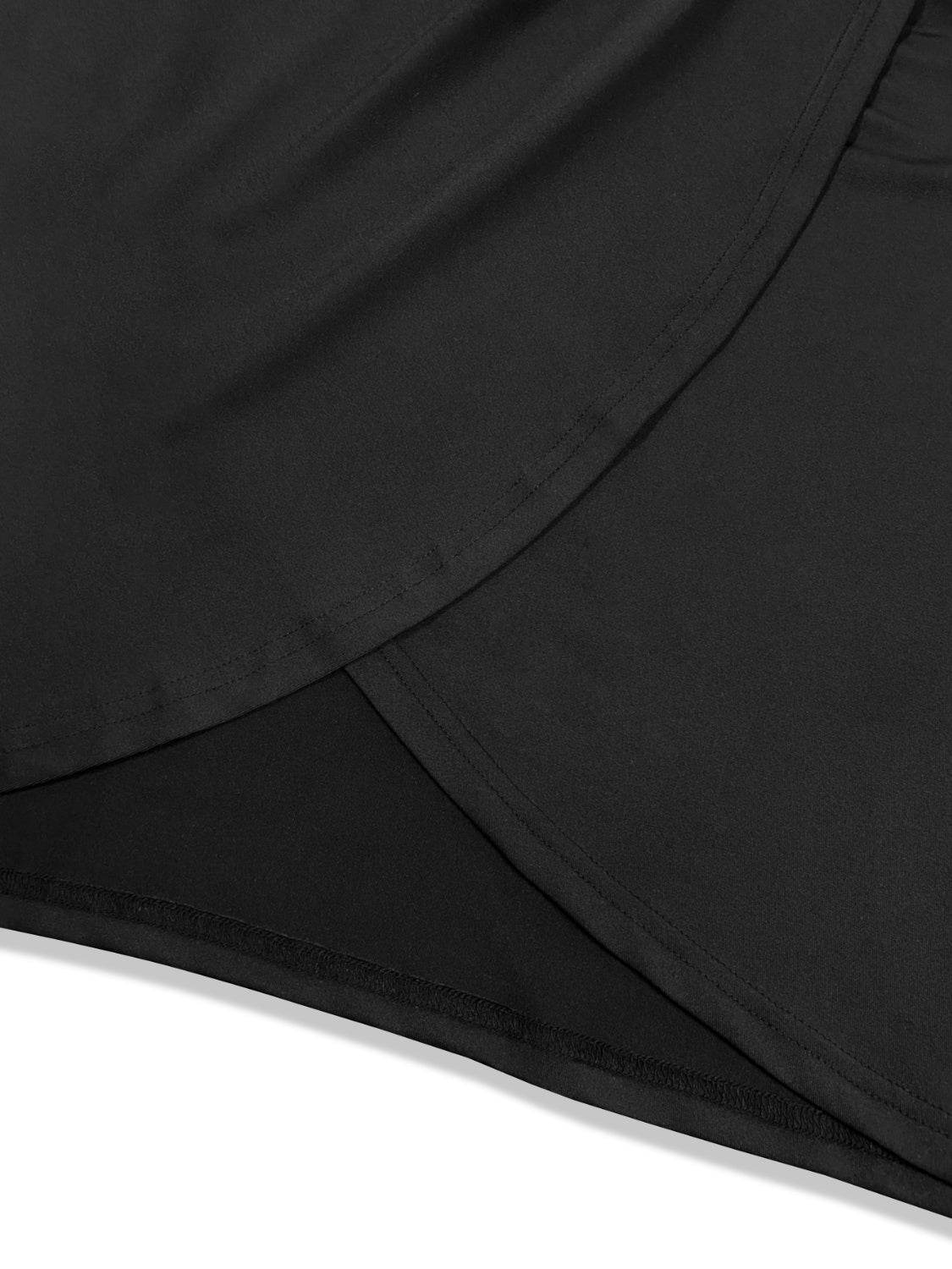 Plus Size Twisted One Shoulder Sleeveless Midi Dress - UnLaced Boutique