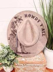 Engraved Skeleton Hat - UnLaced Boutique