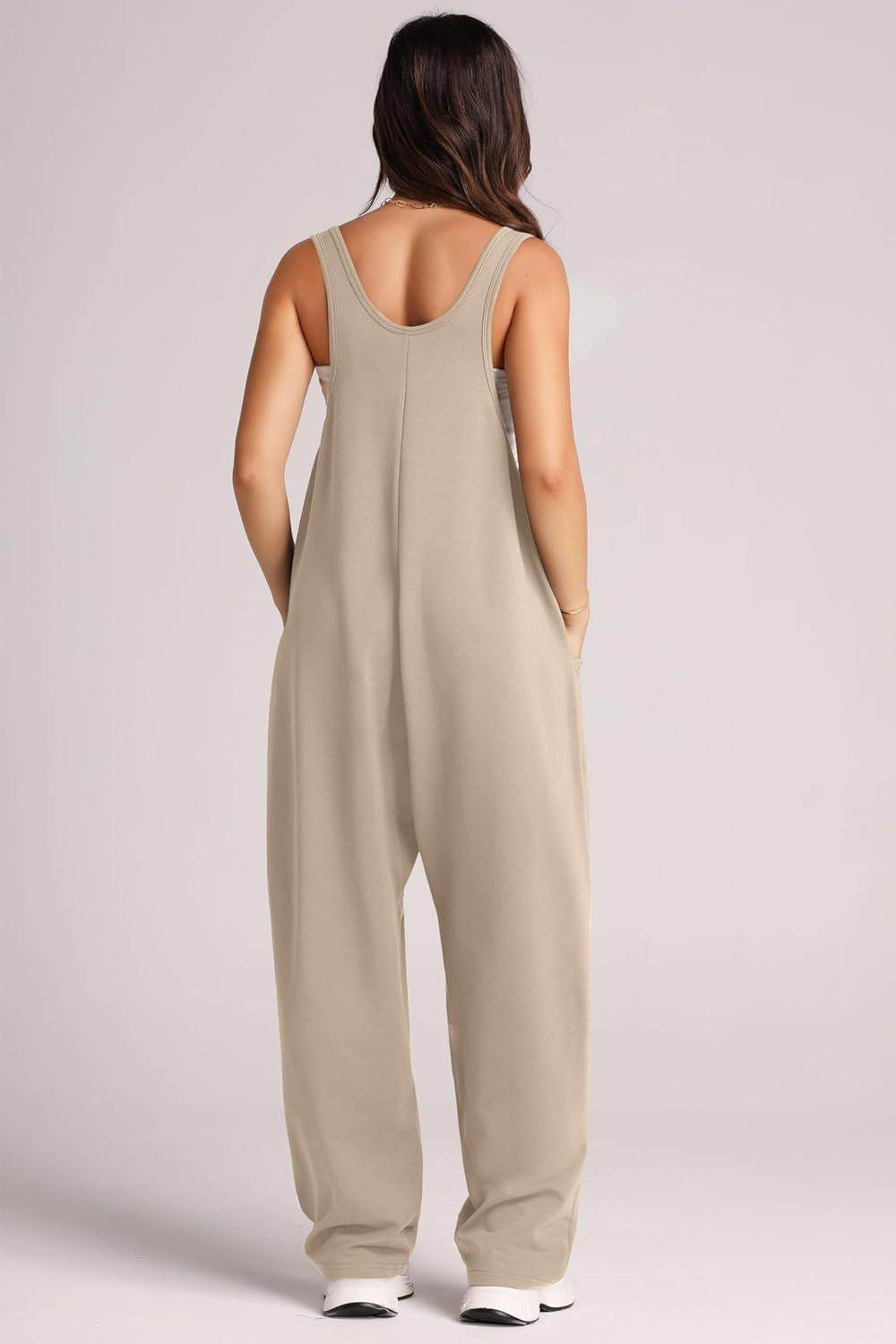 Lovelet V-Neck Wide Strap Overalls - UnLaced Boutique