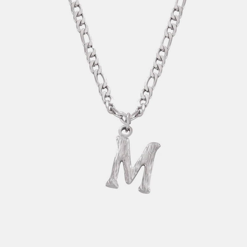 Titanium Steel Letter Pendant Necklace - UnLaced Boutique