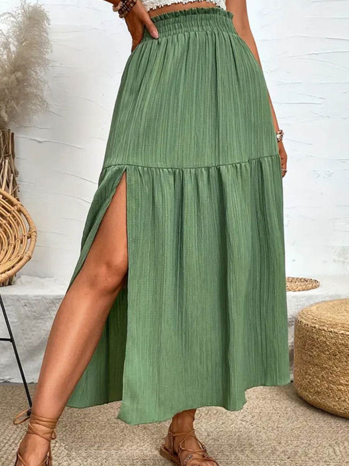 Frill Slit Skirt - UnLaced Boutique
