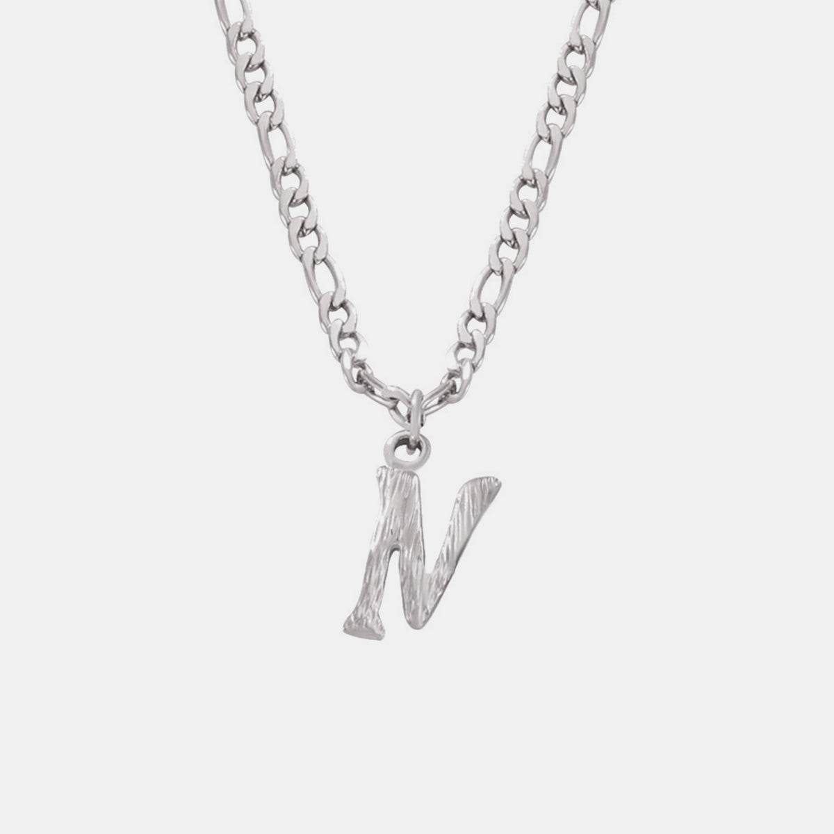Titanium Steel Letter Pendant Necklace - UnLaced Boutique