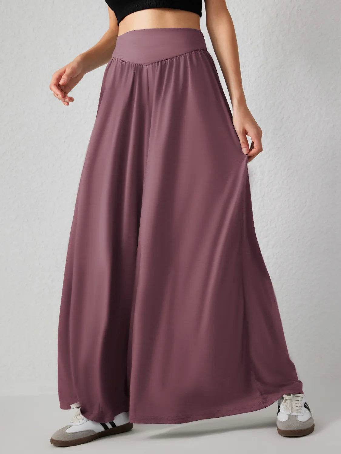 High Waist Wide Leg Pants - UnLaced Boutique