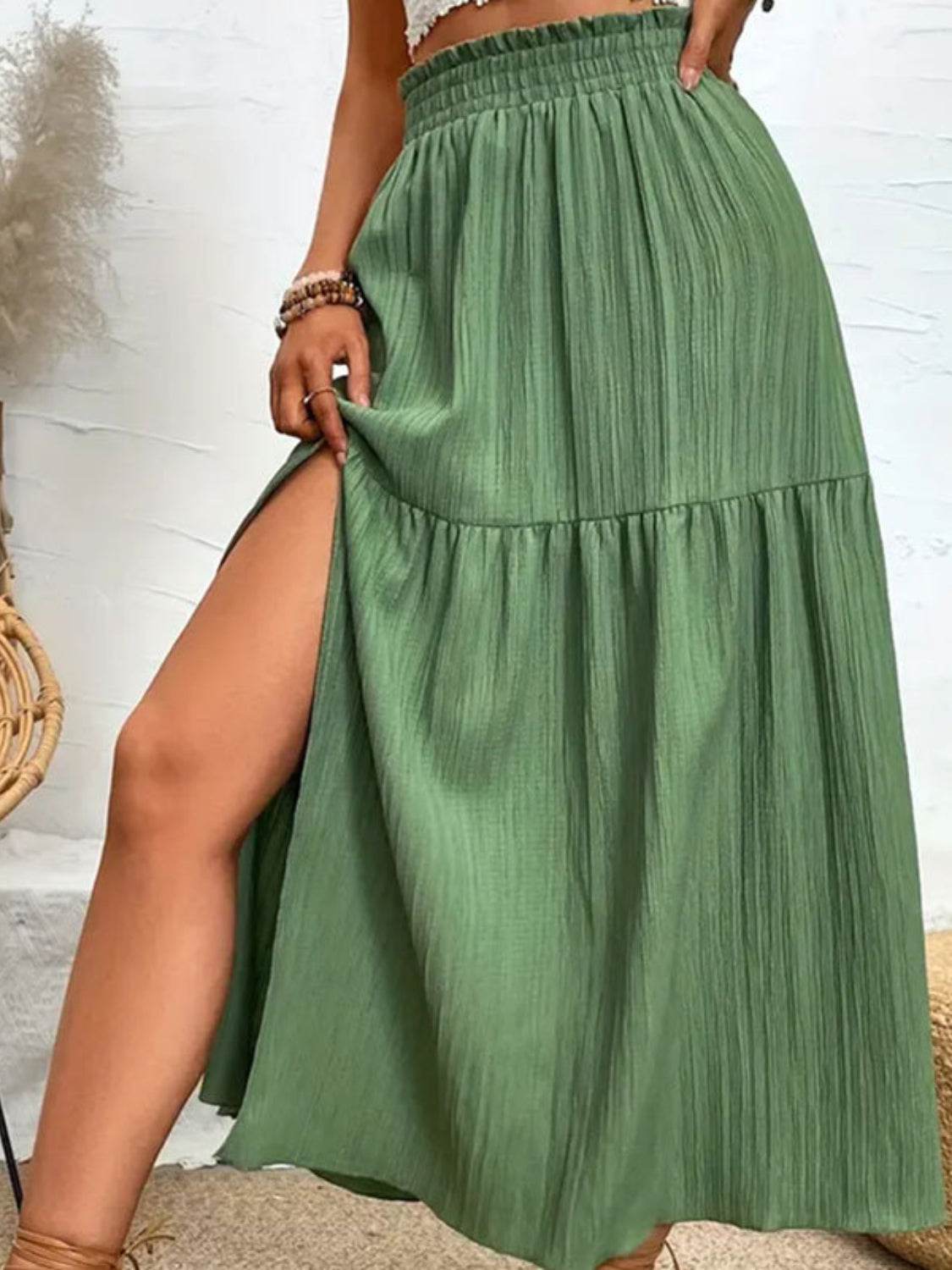 Frill Slit Skirt - UnLaced Boutique