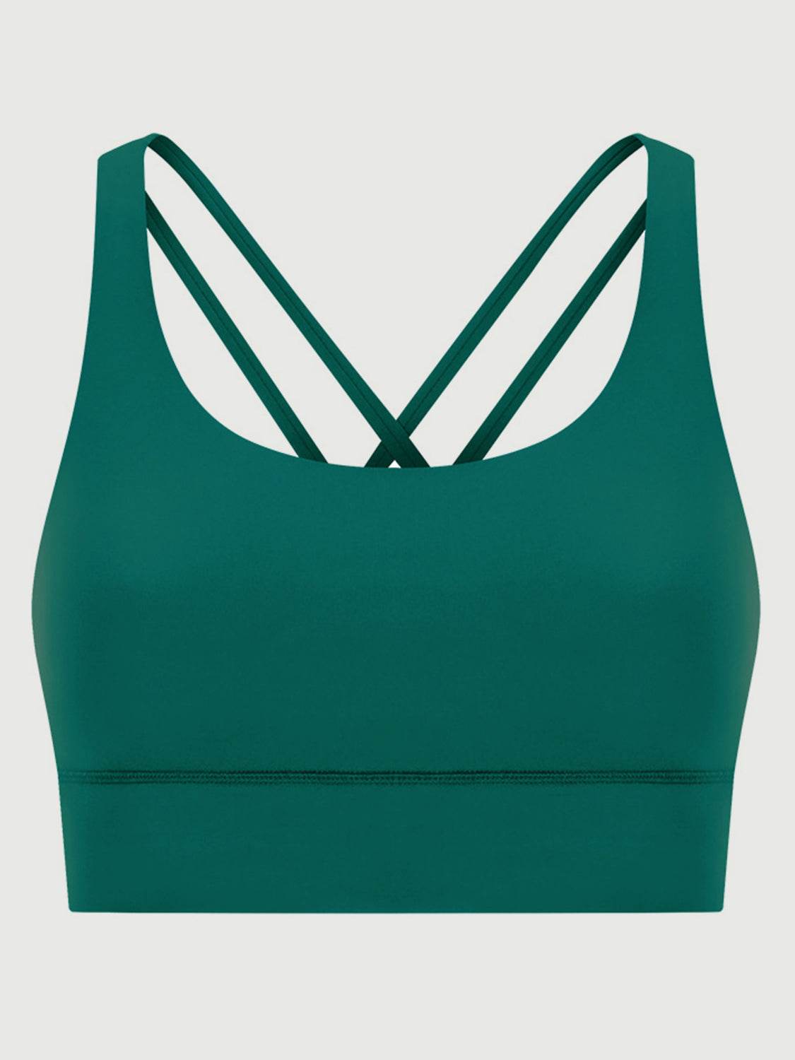 Millennia Crisscross Scoop Neck Active Tank - UnLaced Boutique