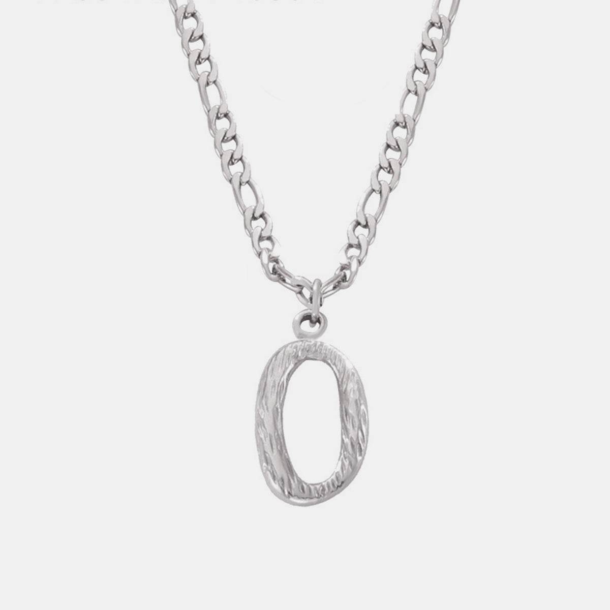 Titanium Steel Letter Pendant Necklace - UnLaced Boutique