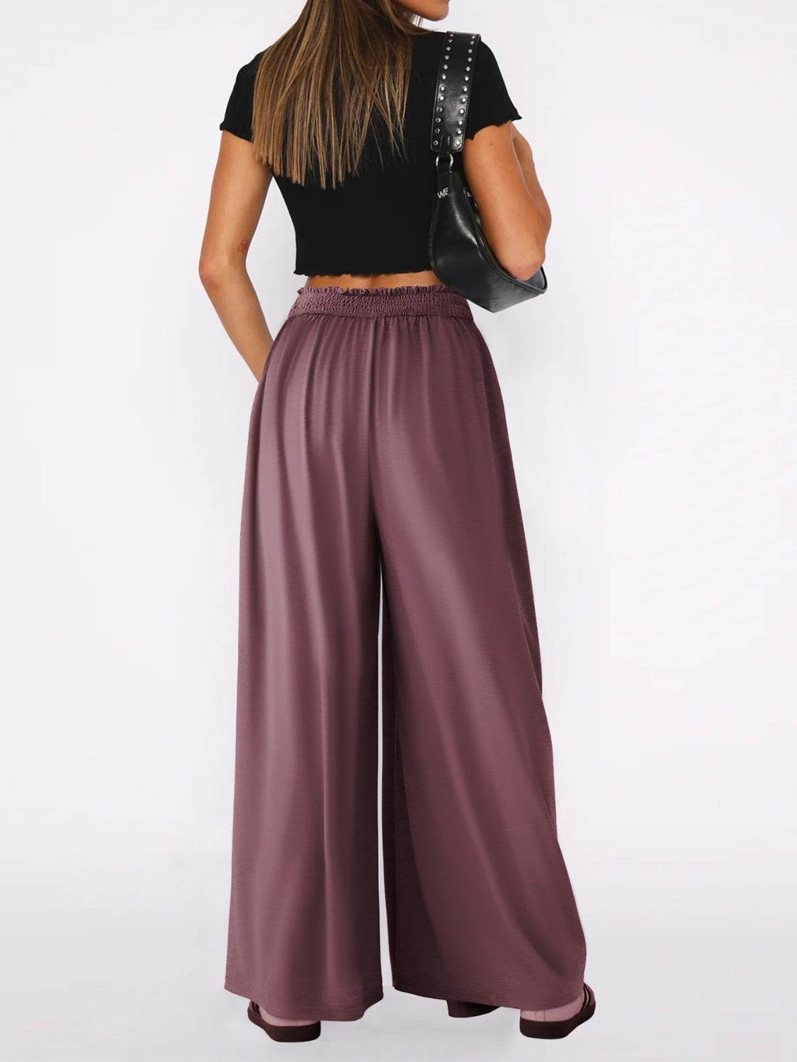 High Waist Wide Leg Pants - UnLaced Boutique