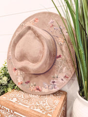 Floral Print Heart Hat - UnLaced Boutique