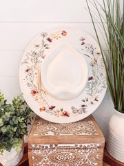 Floral Print Heart Hat - UnLaced Boutique