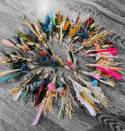 Florals and Feathers Boho Western Hat Pins Assortment - UnLaced Boutique