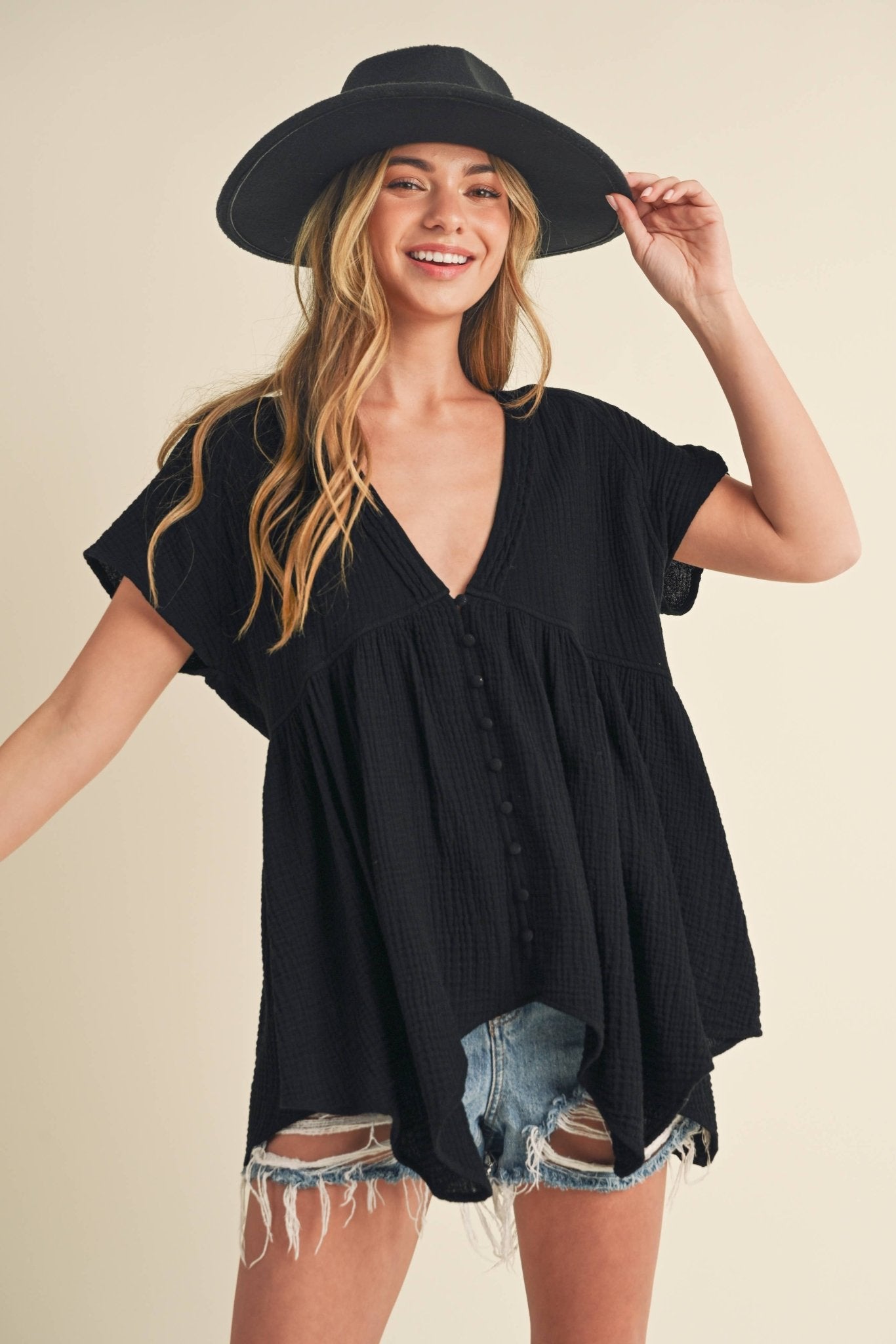 Florise Button Down Blouse - UnLaced Boutique