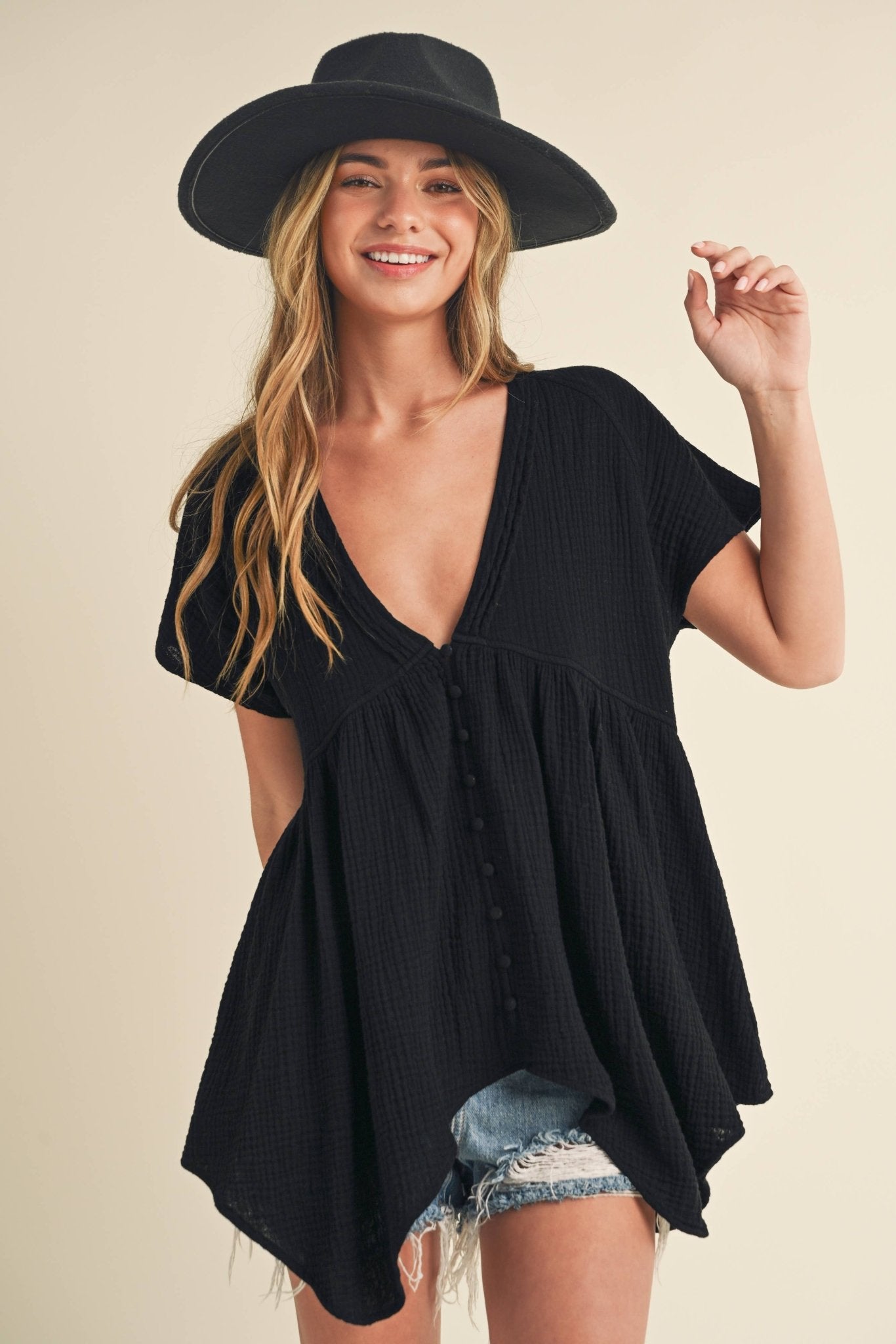 Florise Button Down Blouse - UnLaced Boutique