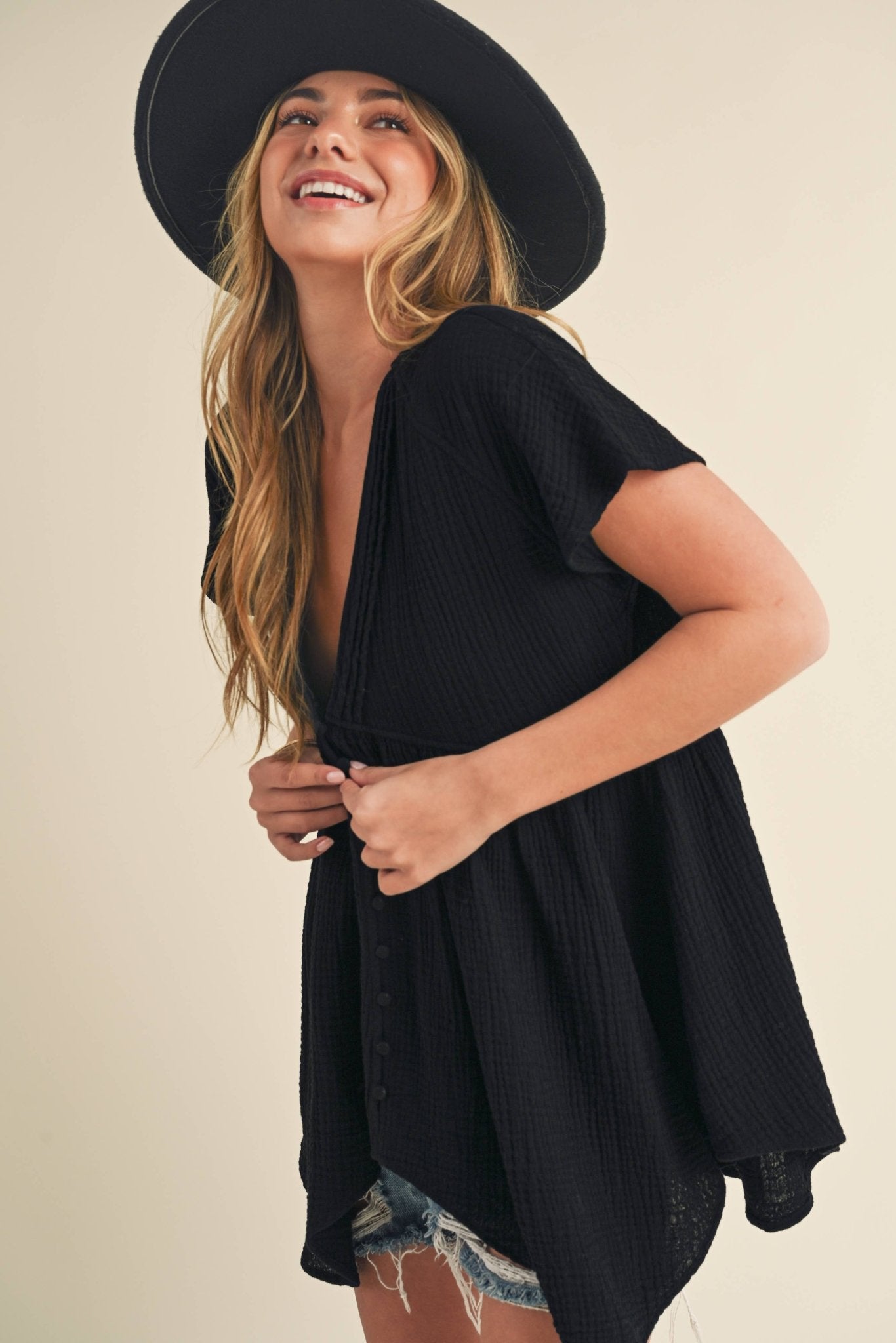 Florise Button Down Blouse - UnLaced Boutique