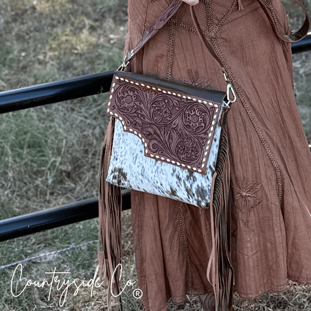 Georgia Tooled Leather Purse - UnLaced Boutique