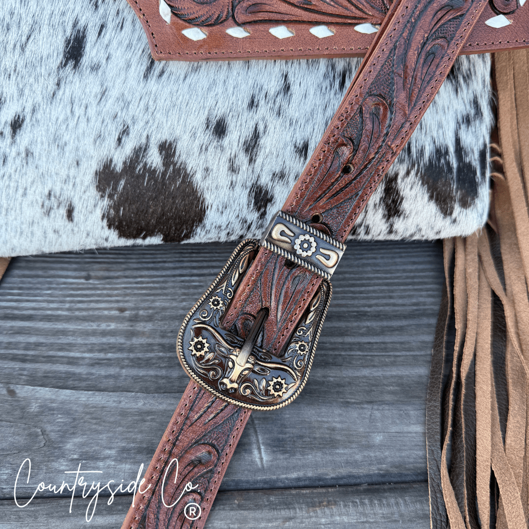 Georgia Tooled Leather Purse - UnLaced Boutique