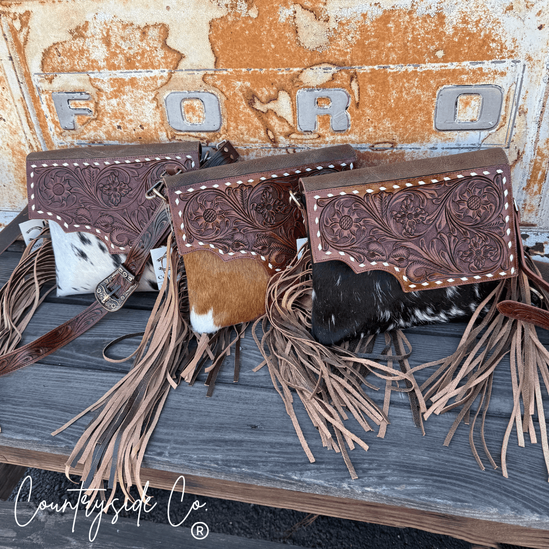 Georgia Tooled Leather Purse - UnLaced Boutique