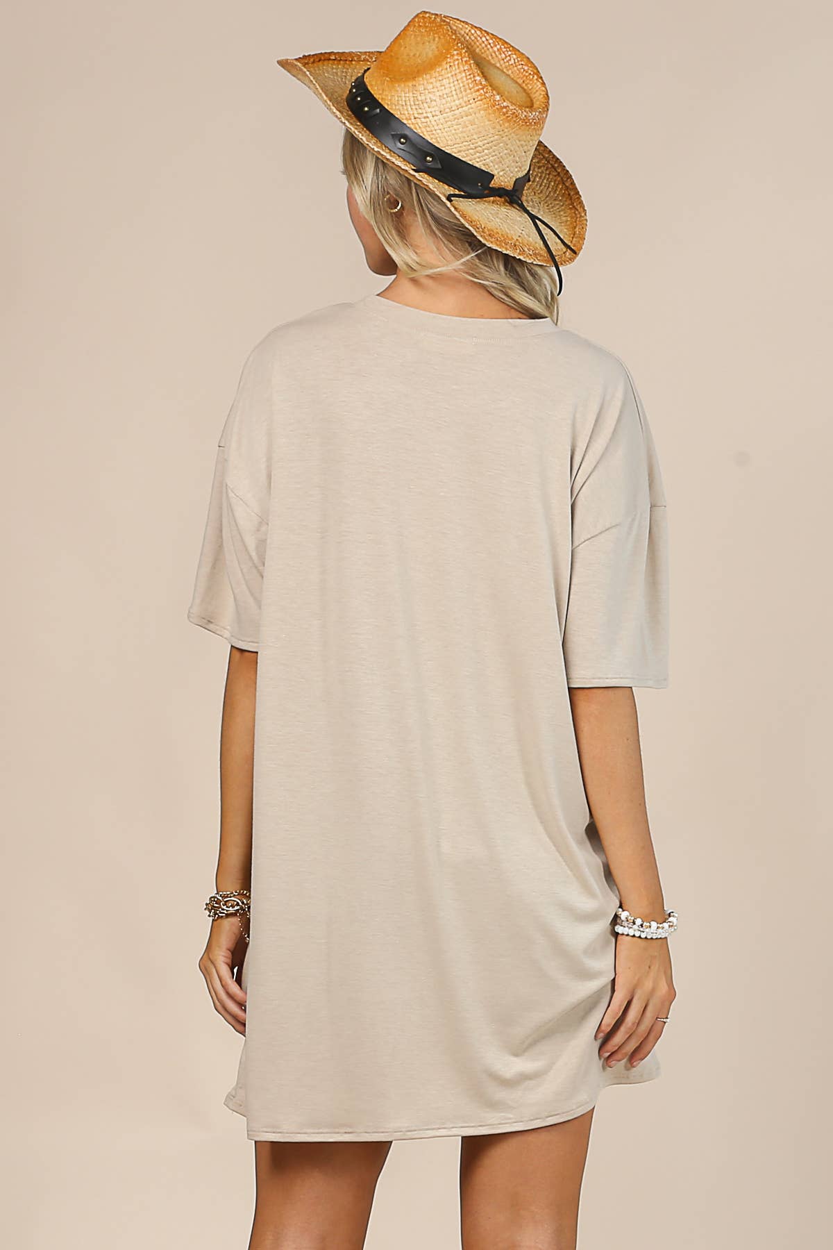 GRACE FREE SPIRIT GRAPHIC RELAXED FIT SHIRT DRESS - UnLaced Boutique