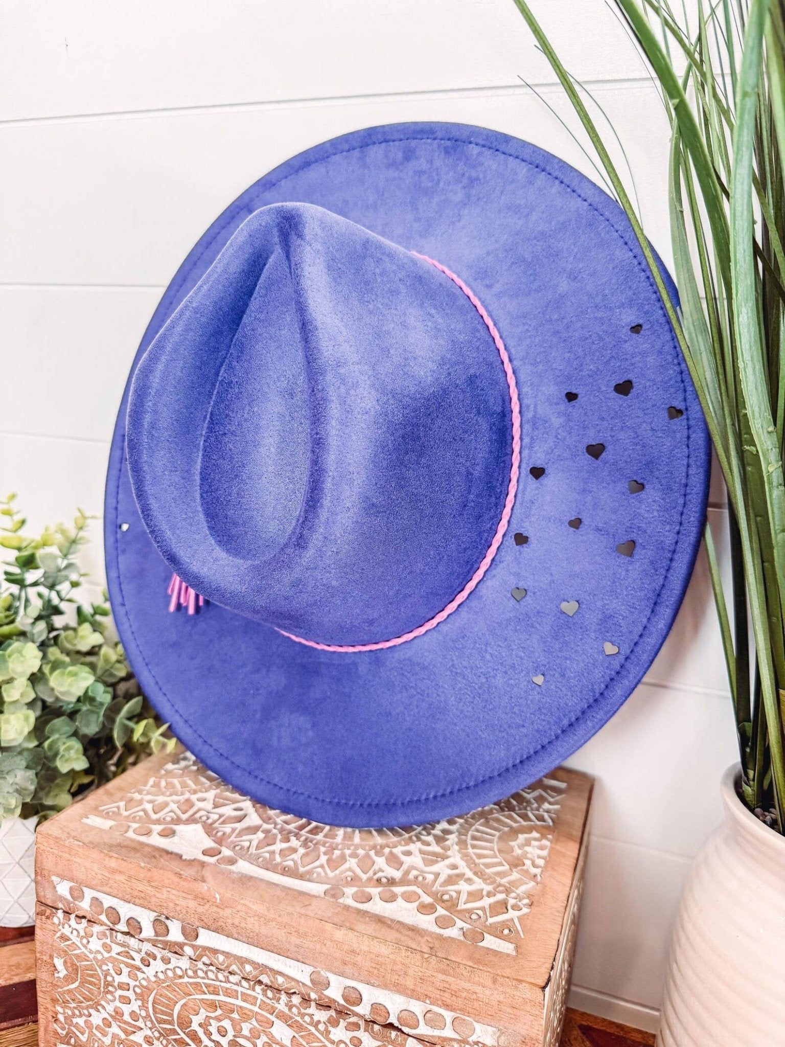 Heart Cutout Hat - UnLaced Boutique