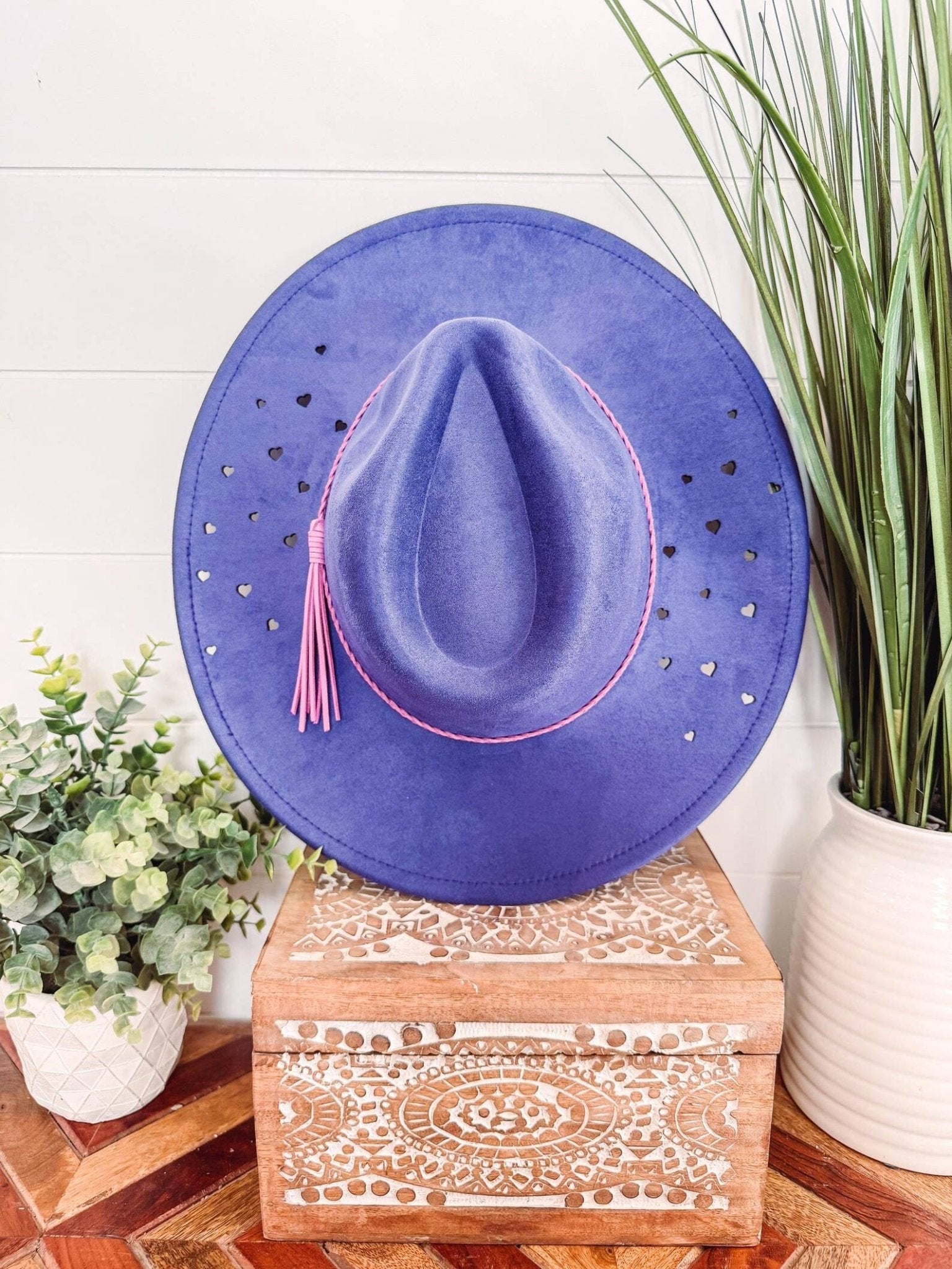 Heart Cutout Hat - UnLaced Boutique