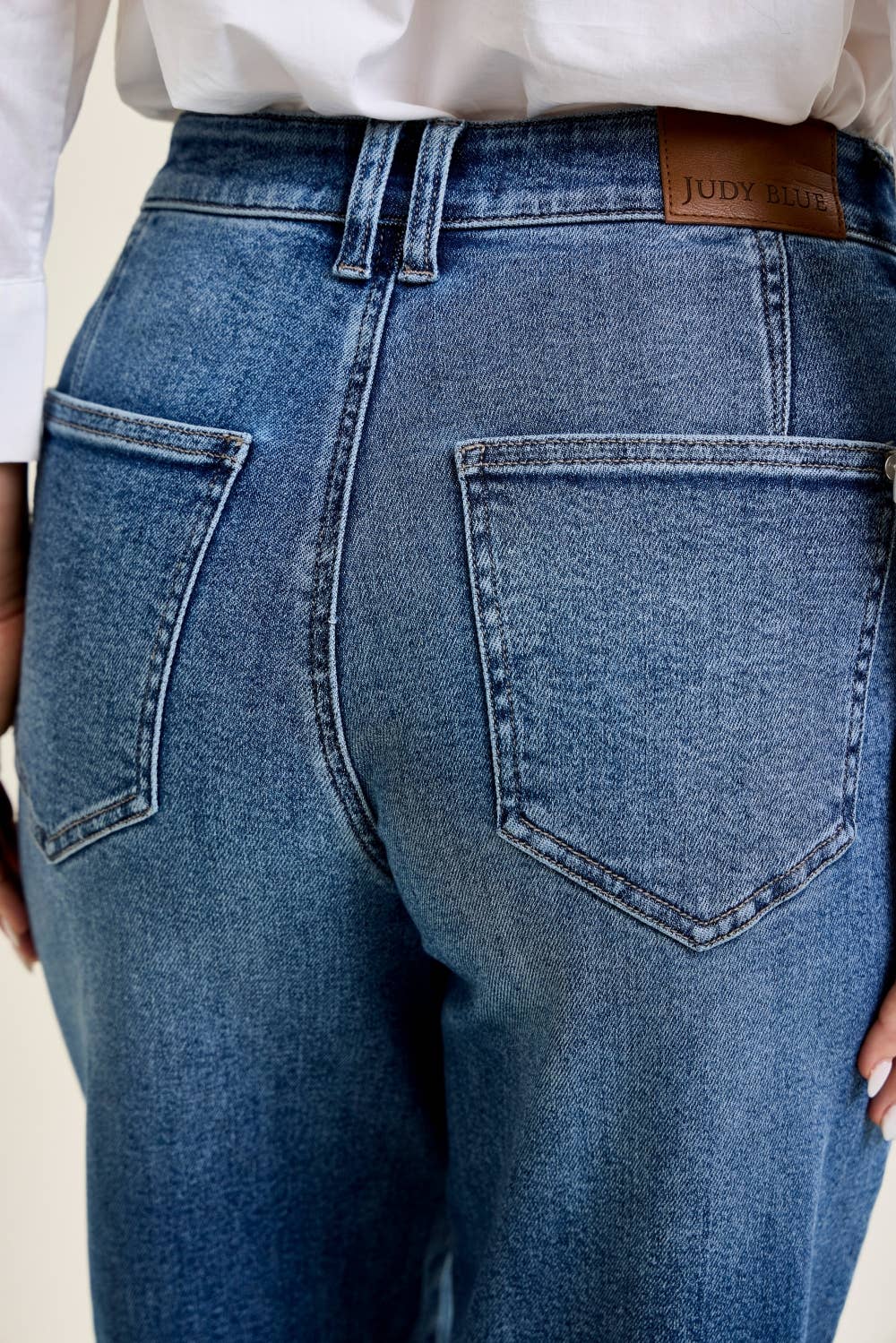 HW R.M. Barrel w/ Dart Detailing JUDY BLUE JEANS - UnLaced Boutique