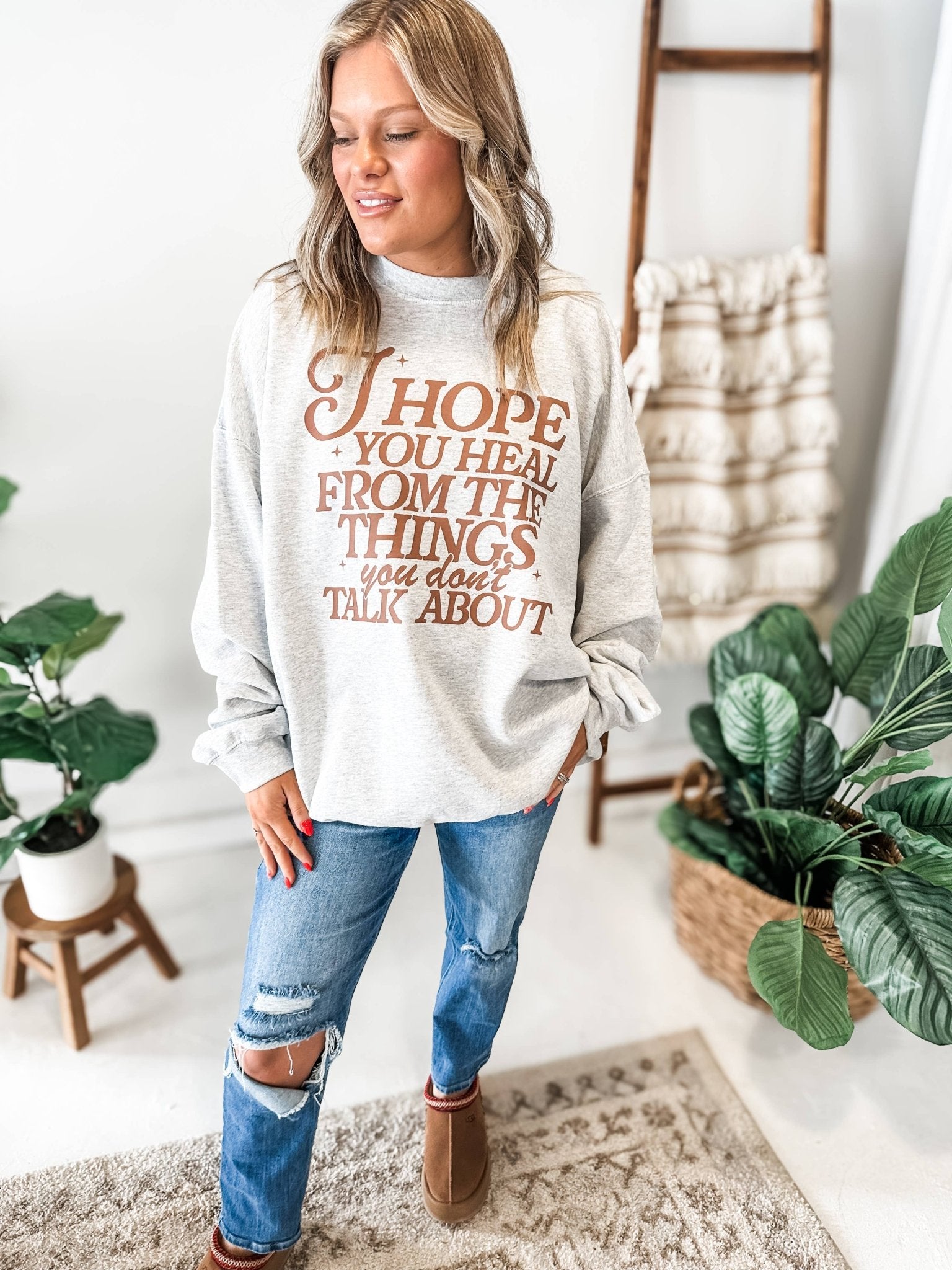 I Hope You Heal Sweatshirt - UnLaced Boutique