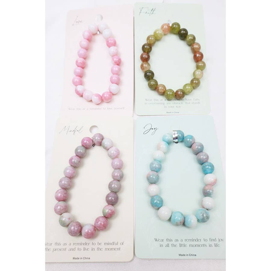 Inspirational Healing Stone Bracelets - UnLaced Boutique