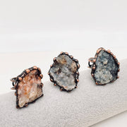 Irregular Natural Agate Rough Stone Adjustable Ring - UnLaced Boutique
