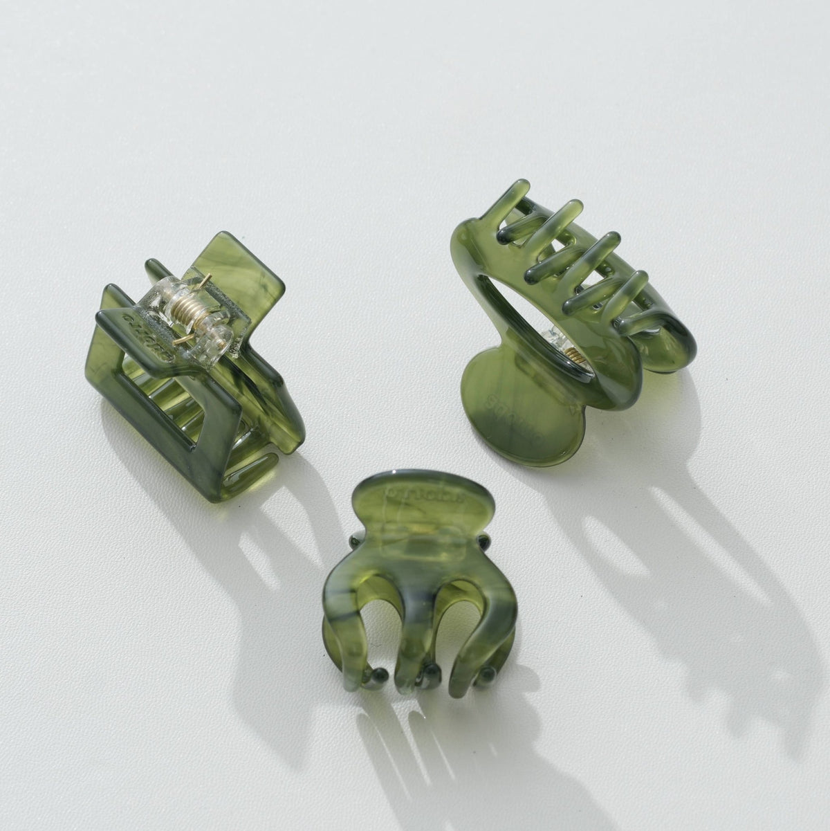 Jade Green Mini - Assorted Claw Clips - Assorted - UnLaced Boutique