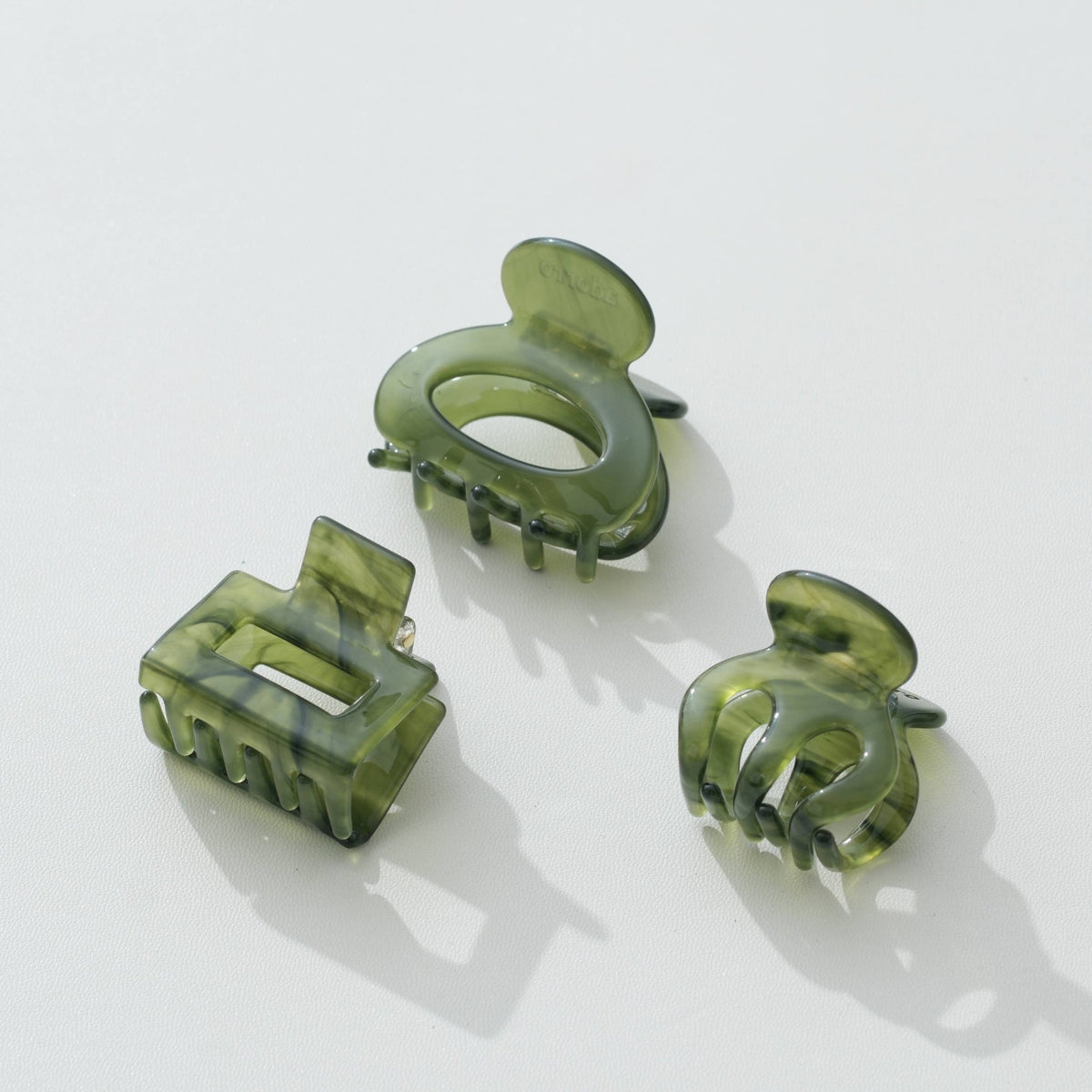 Jade Green Mini - Assorted Claw Clips - Assorted - UnLaced Boutique