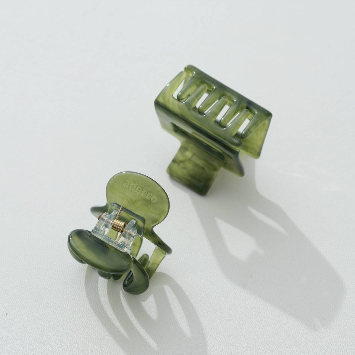 Jade Green Mini - Assorted Claw Clips - Assorted - UnLaced Boutique