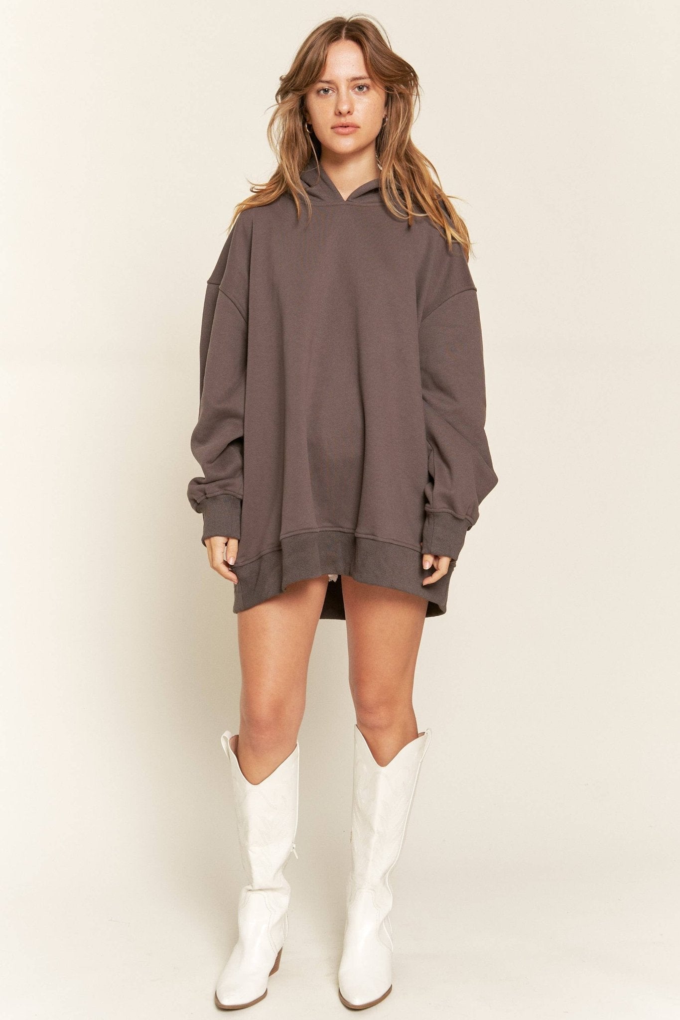 LETTER GRAPHIC HOODED - UnLaced Boutique