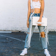 Lita Convertible Leather Clutch/Crossbody - UnLaced Boutique